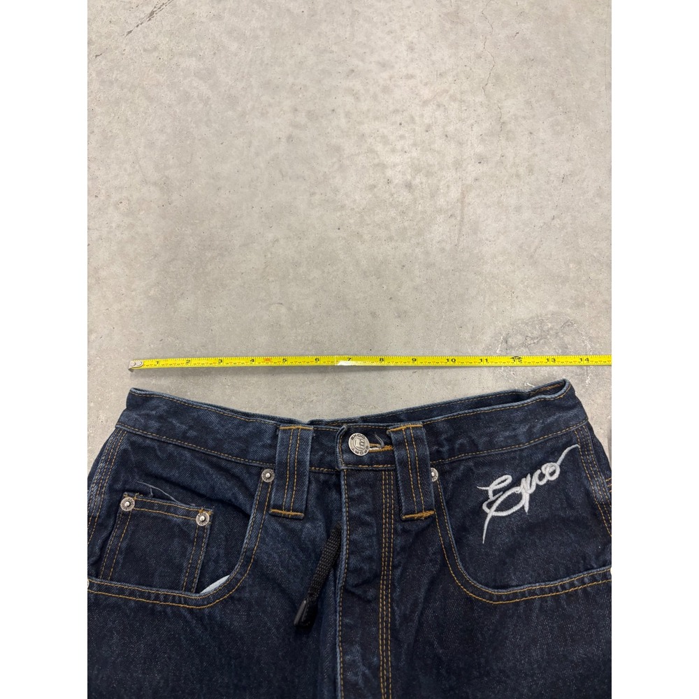 Vintage Exco Sport Technology Baggy Carpenter Jeans Dark Wash Wide Leg 26 - Picture 4 of 8